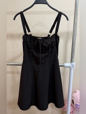 Hesperus Black Corset Mini Dress Size S